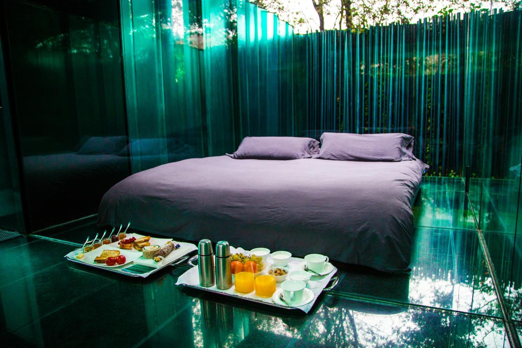 Hostal Les Cols Pavellons Olot Exterior foto