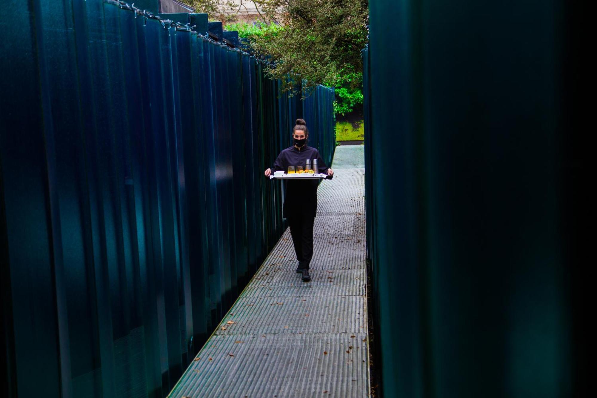 Hostal Les Cols Pavellons Olot Exterior foto