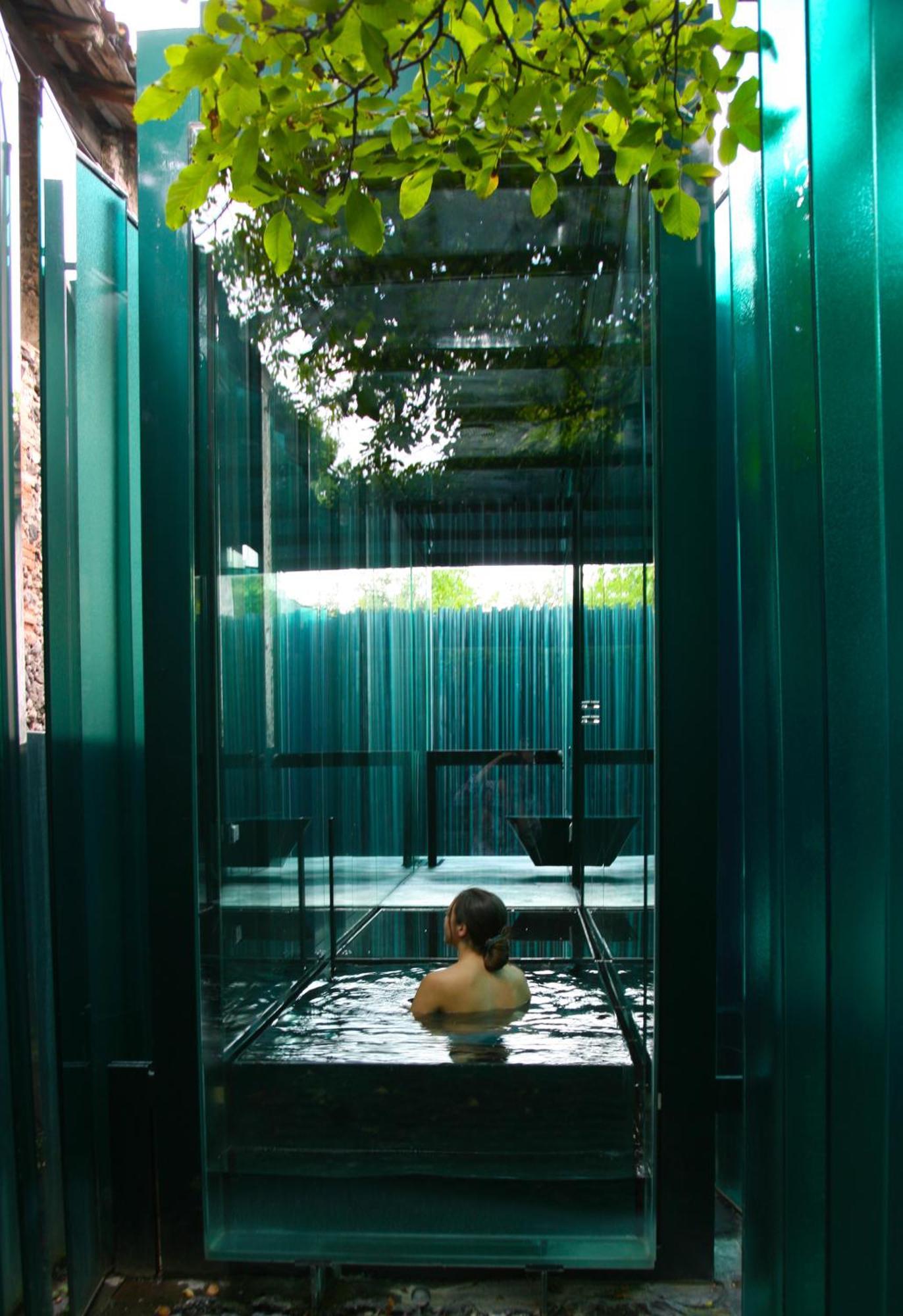 Hostal Les Cols Pavellons Olot Exterior foto