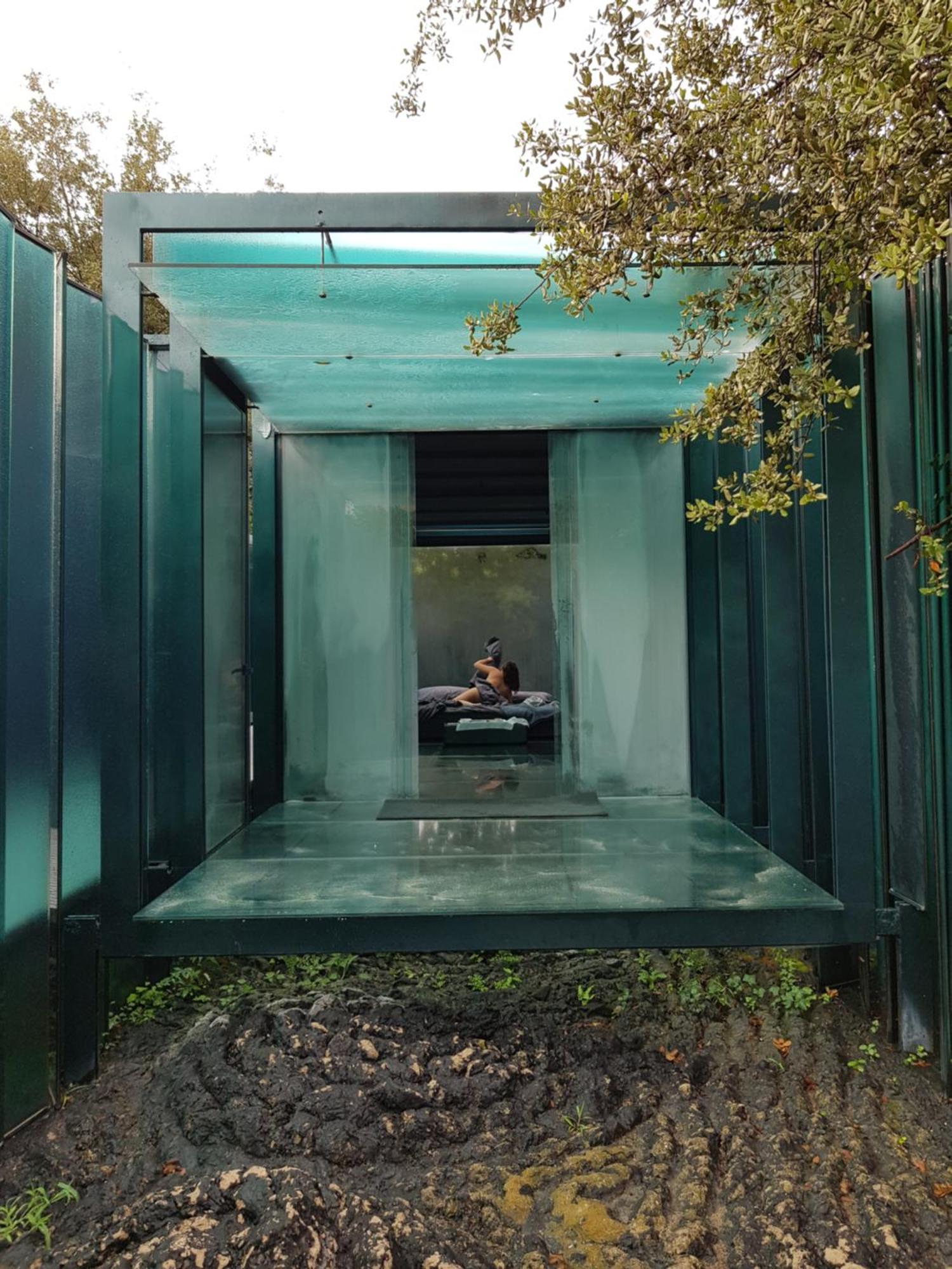 Hostal Les Cols Pavellons Olot Exterior foto